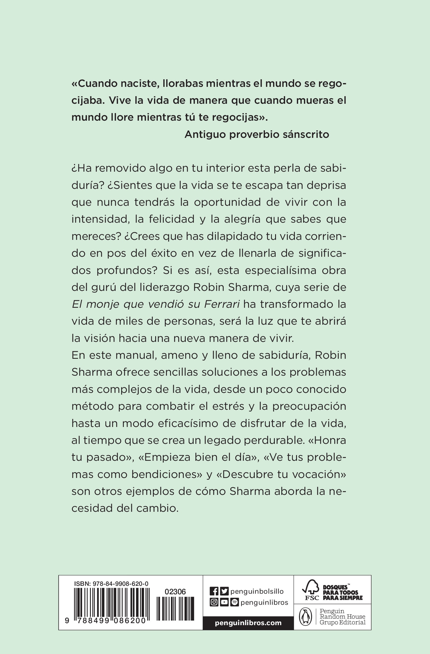 Lecciones sobre la vida del monje que vendió su Ferrari (Bolsillo) (Tapa blanda) 2