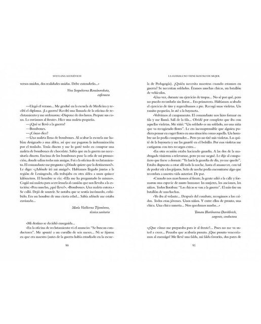 La guerra no tiene rostro de mujer (Bolsillo) (Tapa blanda) 3