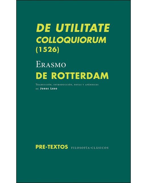Imagen 1 de De utilitate colloquiorum  (1526) (Tapa blanda)