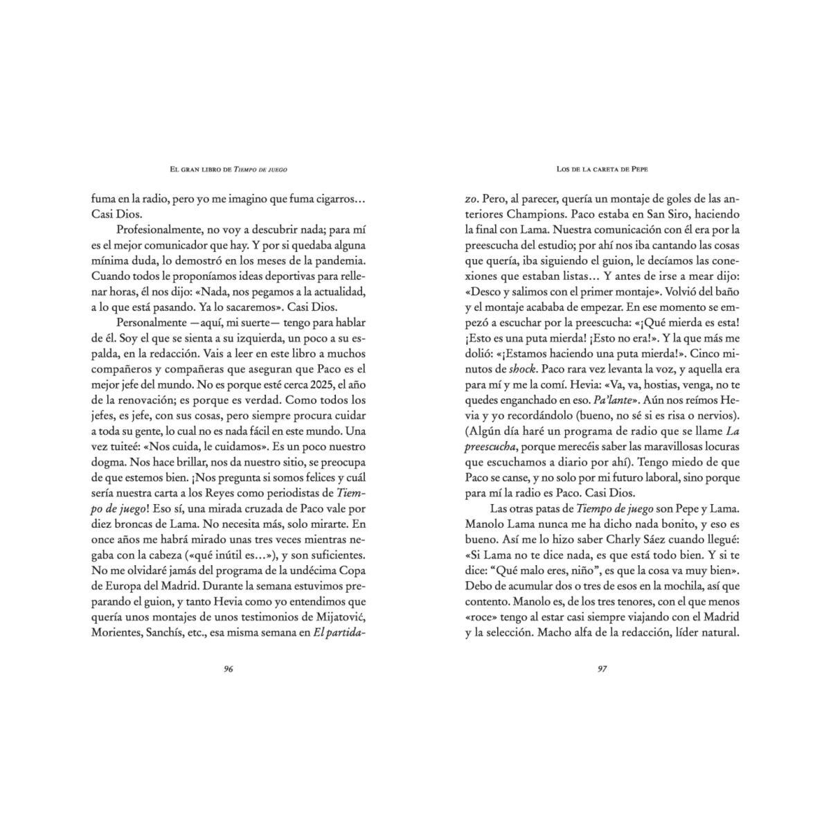 El gran libro de Tiempo de juego: Historias, anécdotas y testimonios del programa líder de la radio deportiva  (Tapa blanda) 4