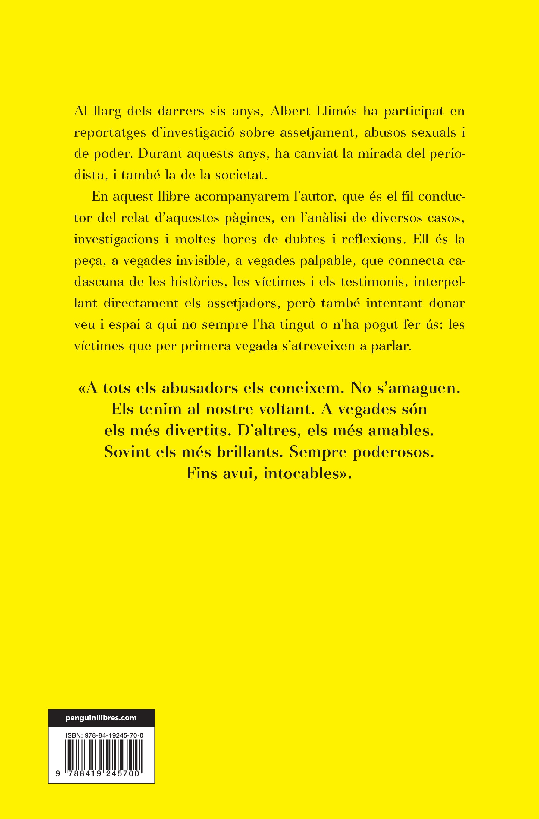 Intocables: Quan el poder es transforma en abús  (Tapa blanda) 2