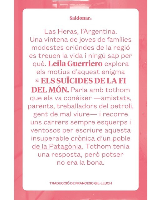 Imagen 0 de Els suïcides de la fi del món: Crònica d'un poble de la patagònia