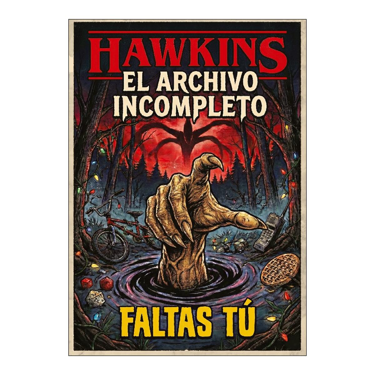 Imagem 0 de Hawkins. El Archivo Incompleto: Solo Faltas tú. Stranger Things Libro. Merchandising Stranger Things. Regalo para fan Stranger Things (Capa mole)