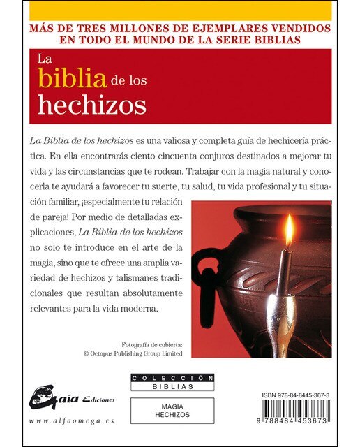 La biblia de los hechizos: Guía completa de hechizos y encantamientos(Tapa blanda) 1