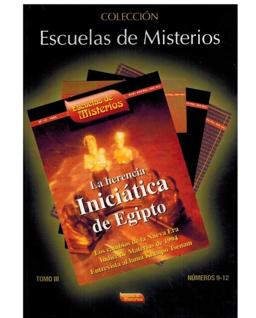 Escuelas de misterios. Tomo iii 1