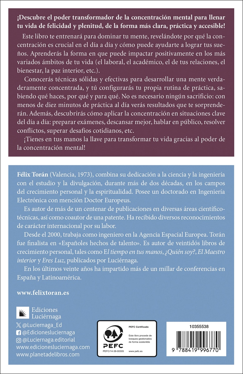 La mente enfocada (Capa mole com abas) 2