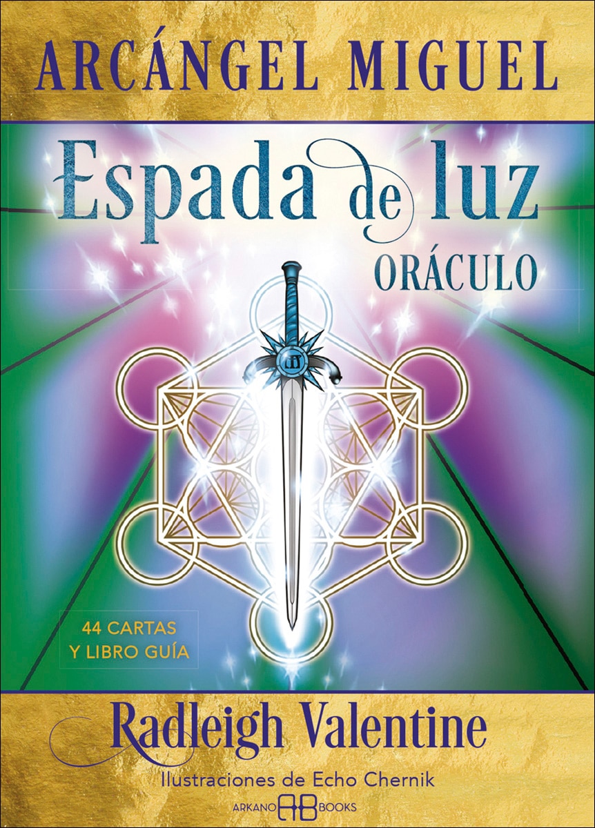 Imagem 0 de Arcángel Miguel. Espada de luz. Oráculo: 44 cartas y libro guía (Capa mole)