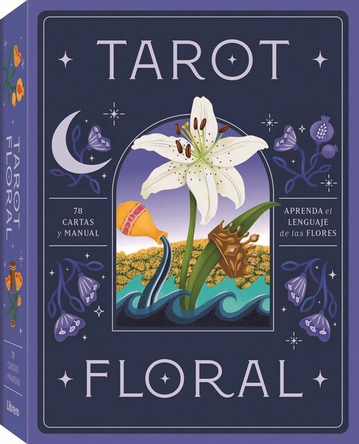 TAROT FLORAL: MANUAL Y BARAJA DE 78 CARTAS