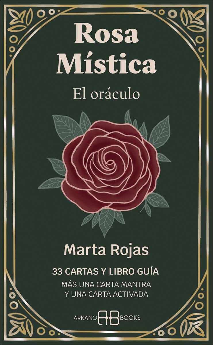Rosa Mística. El oráculo: 33 cartas y libro guía. Más una carta mantra y un carta activada 1