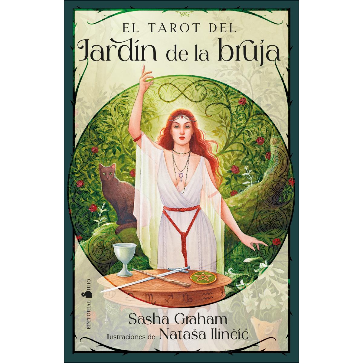 Imagem 0 de El tarot del jardín de la bruja: Estuche: libro y cartas (Capa mole com abas)