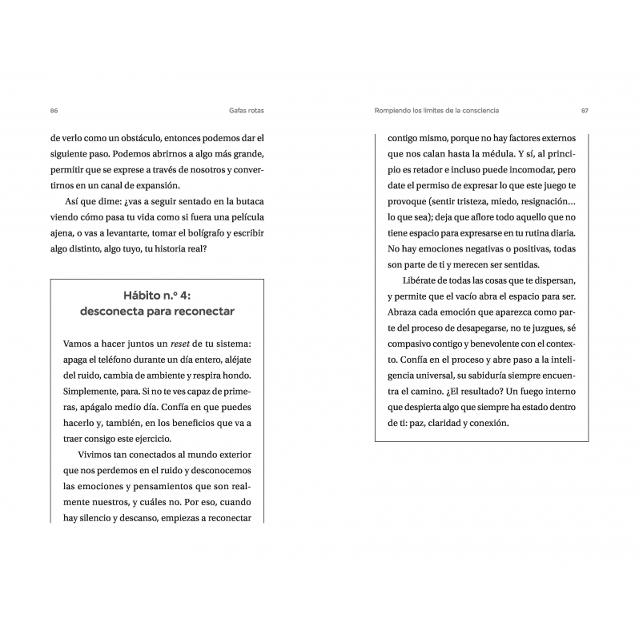 Gafas rotas: Lo que ves es solo un reflejo de tu vibración. 11 meditaciones y 22 hábitos para crear una vida extraordinaria (Capa mole) 4