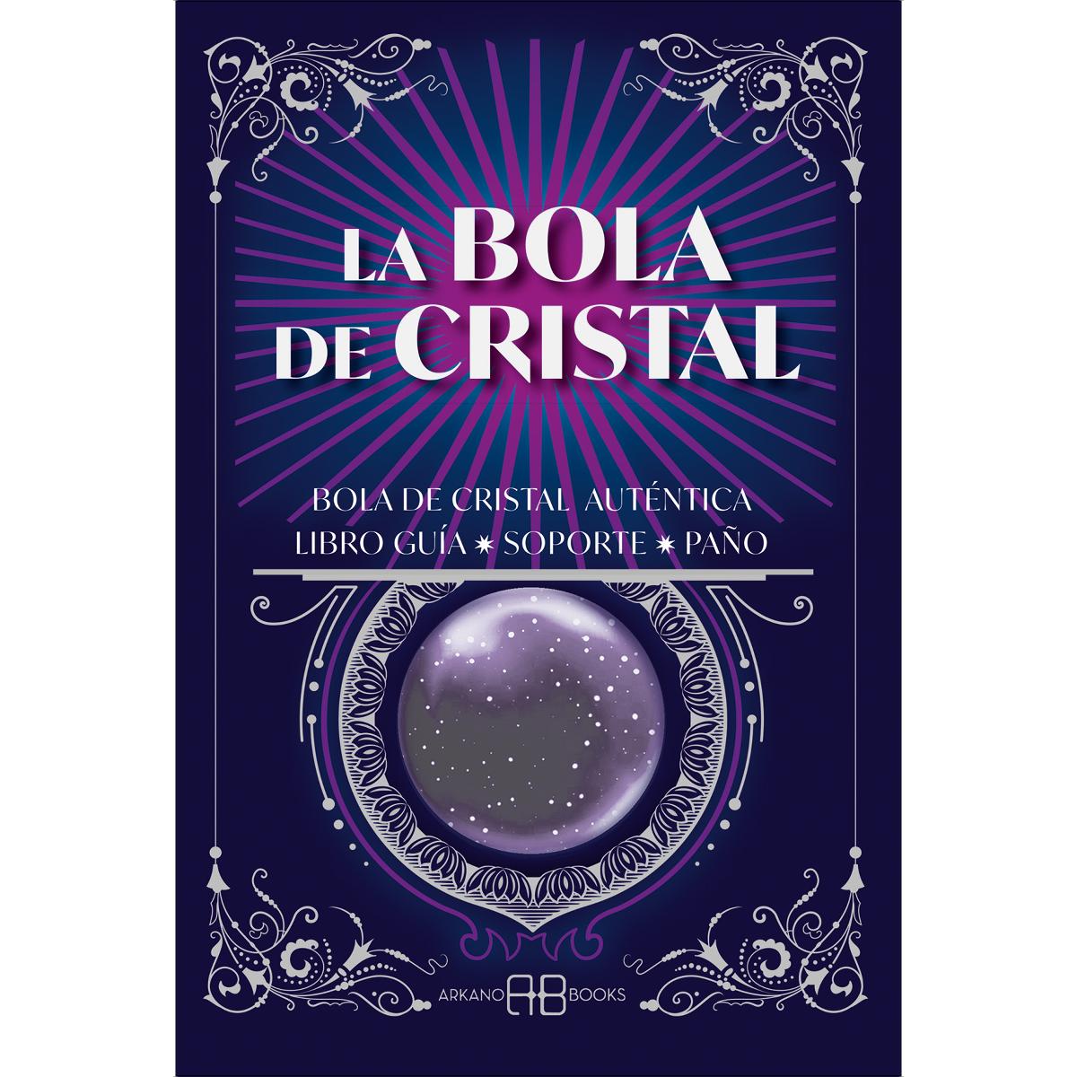 La bola de cristal. Pack: Bola de cristal auténtica · Libro guía · Soporte · Paño 1