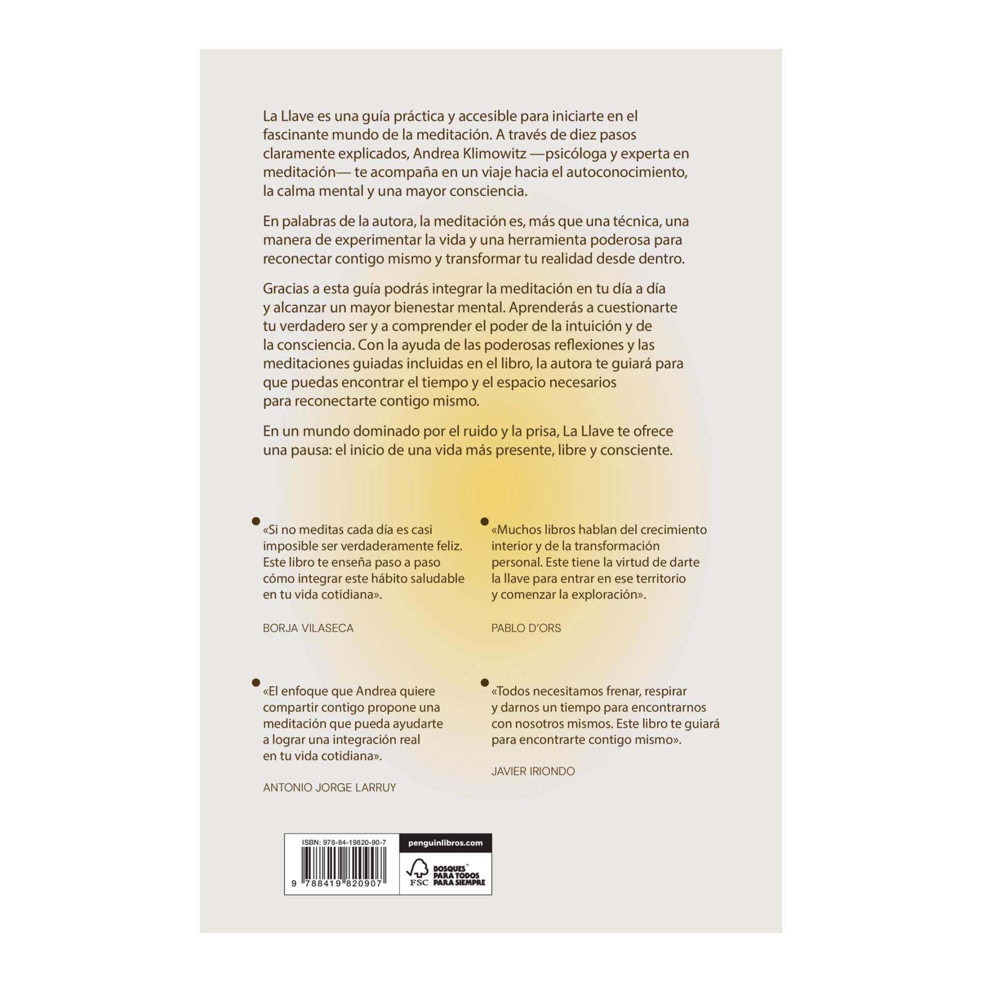 La Llave: 10 sencillos pasos basados en la ciencia para integrar la meditación en tu vida (Capa mole) 2