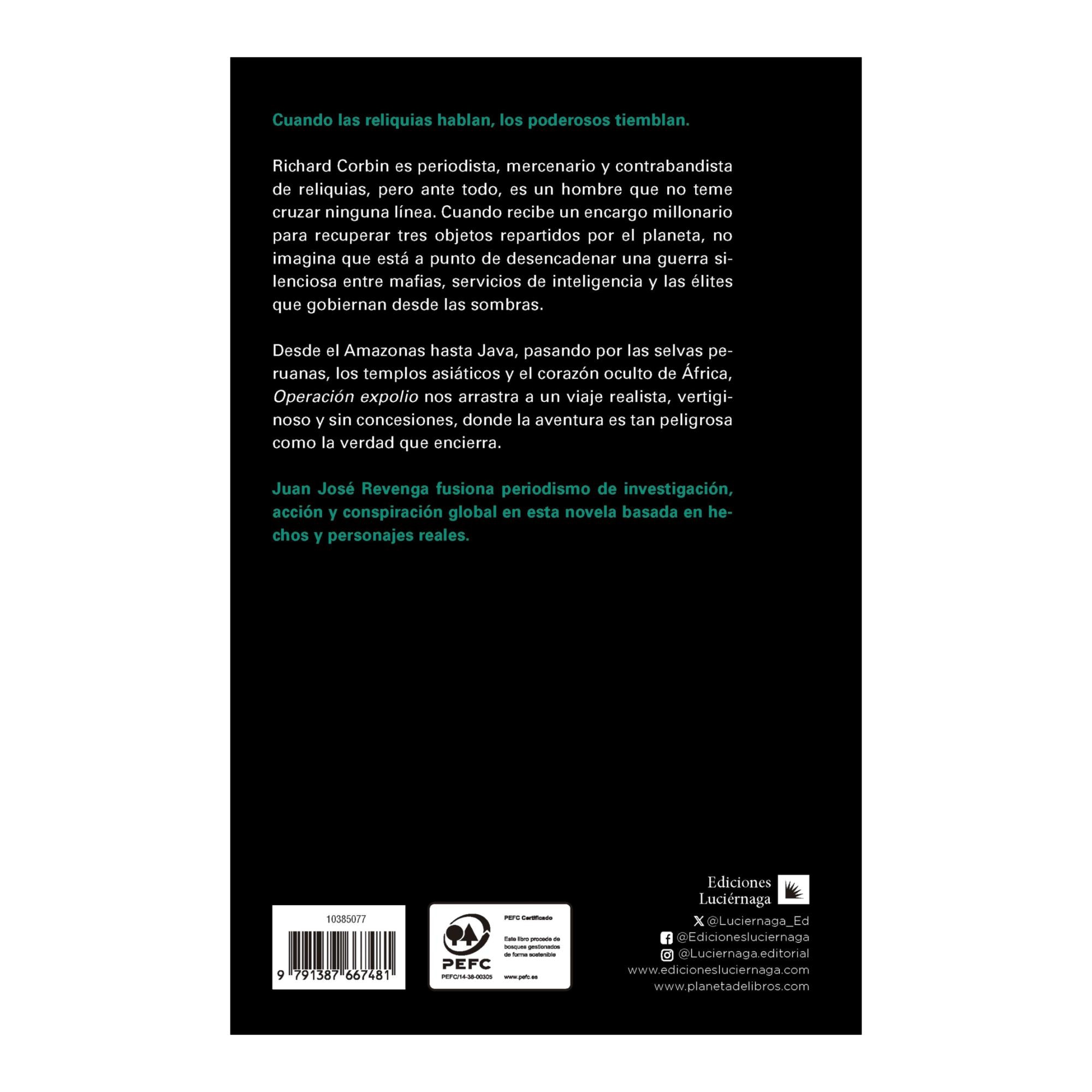 Operación expolio: Siete países, un secreto y la misión que reescribe la historia (Capa mole com abas) 2