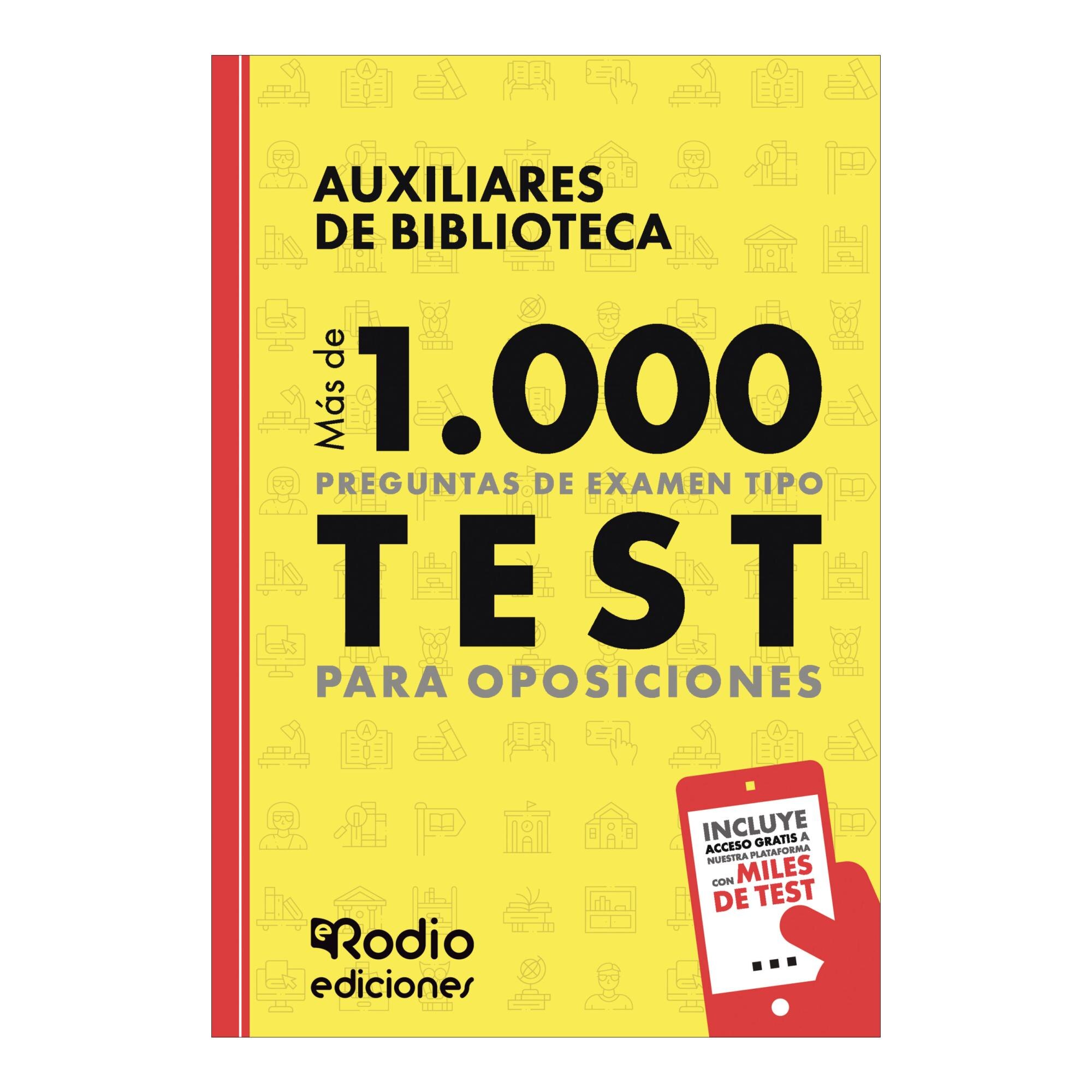 Auxiliares de biblioteca. mas de 1.000 p