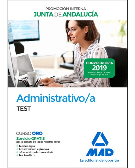 Administrativo de la junta de andaLucía promoción interna. Test