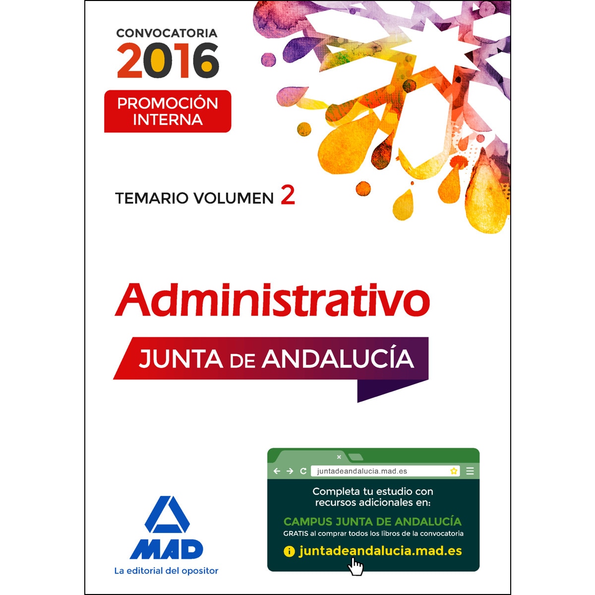 Administrativos t. Libre vol. 2 junta de andalucia