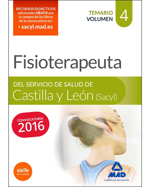 Fisioterapeutas temario volumen 4 sacyl