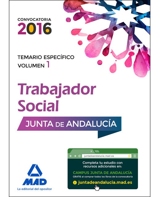 Trabajadores Sociales de la Junta de Andalucía. Temario específico volumen 1