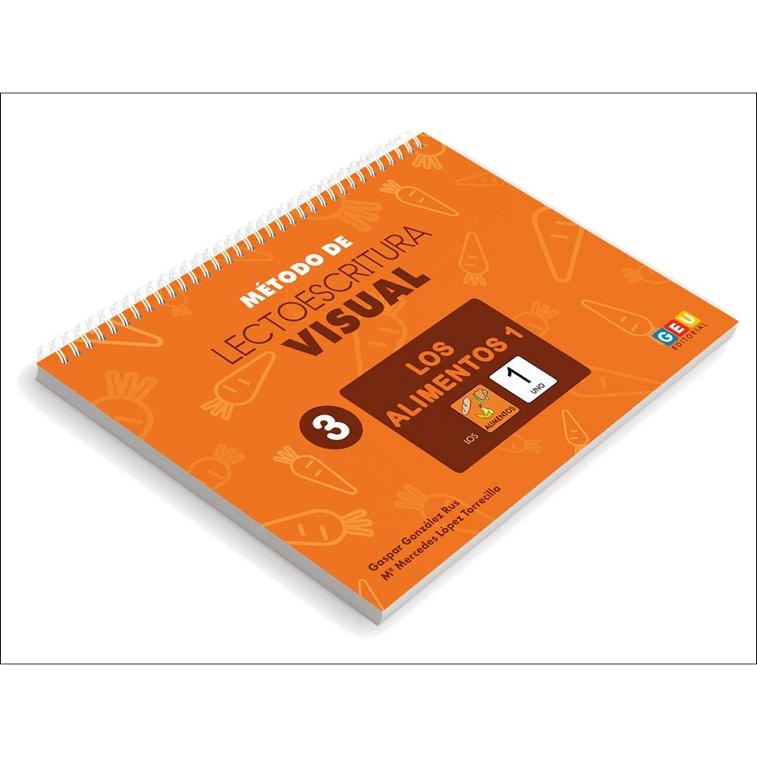 Imagem 0 de Método de lectoescritura visual 3. Los alimentos 1(Tapa blanda)