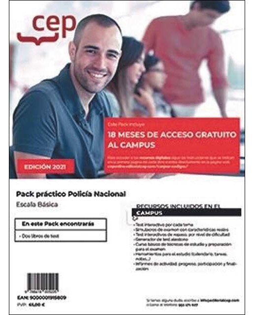 Pack práctico. Policía nacional. Escalabásica