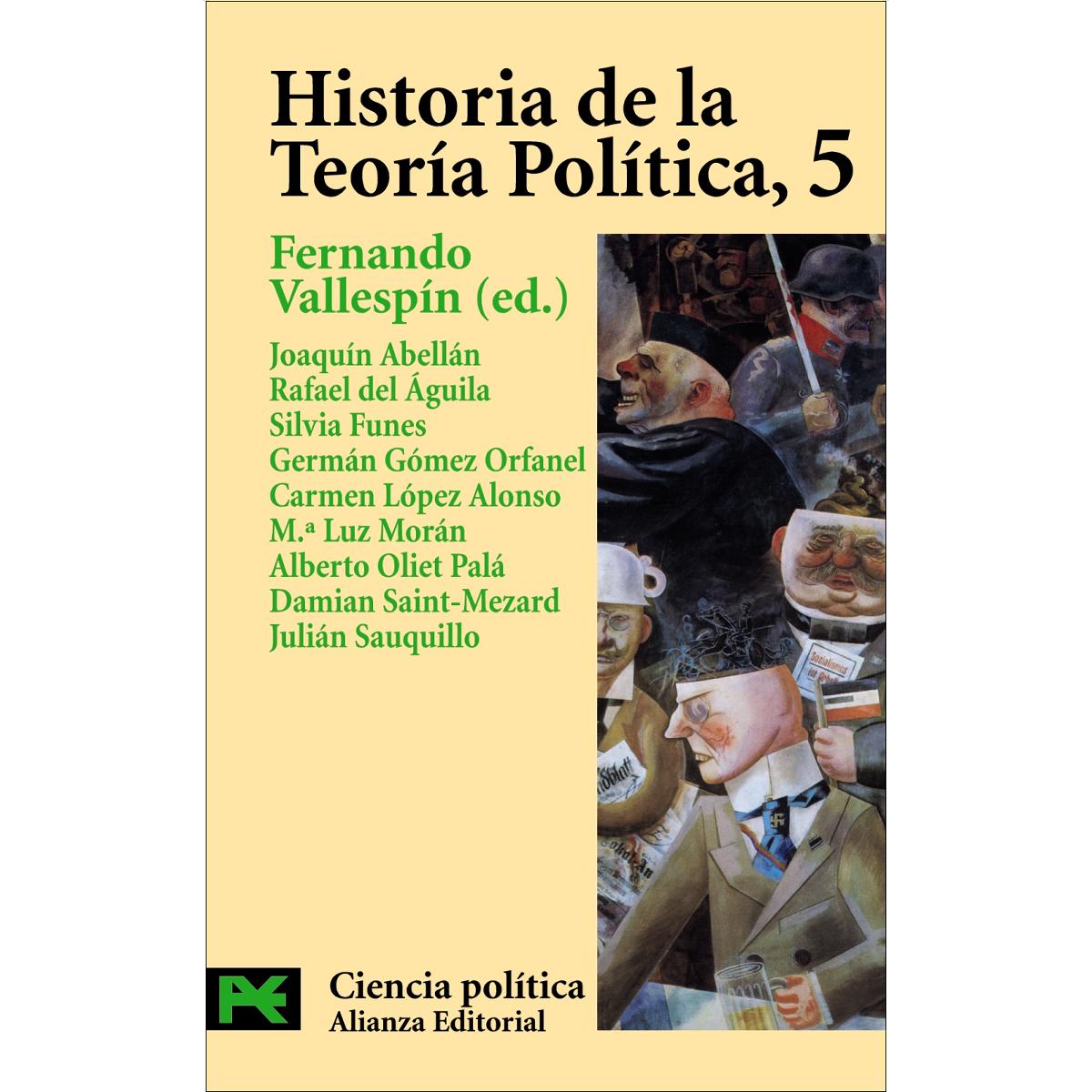 Imagem 0 de Historia de la Teoría Política, 5: Rechazo y desconfianza en el proyecto ilustrado (Bolso) (Capa mole)