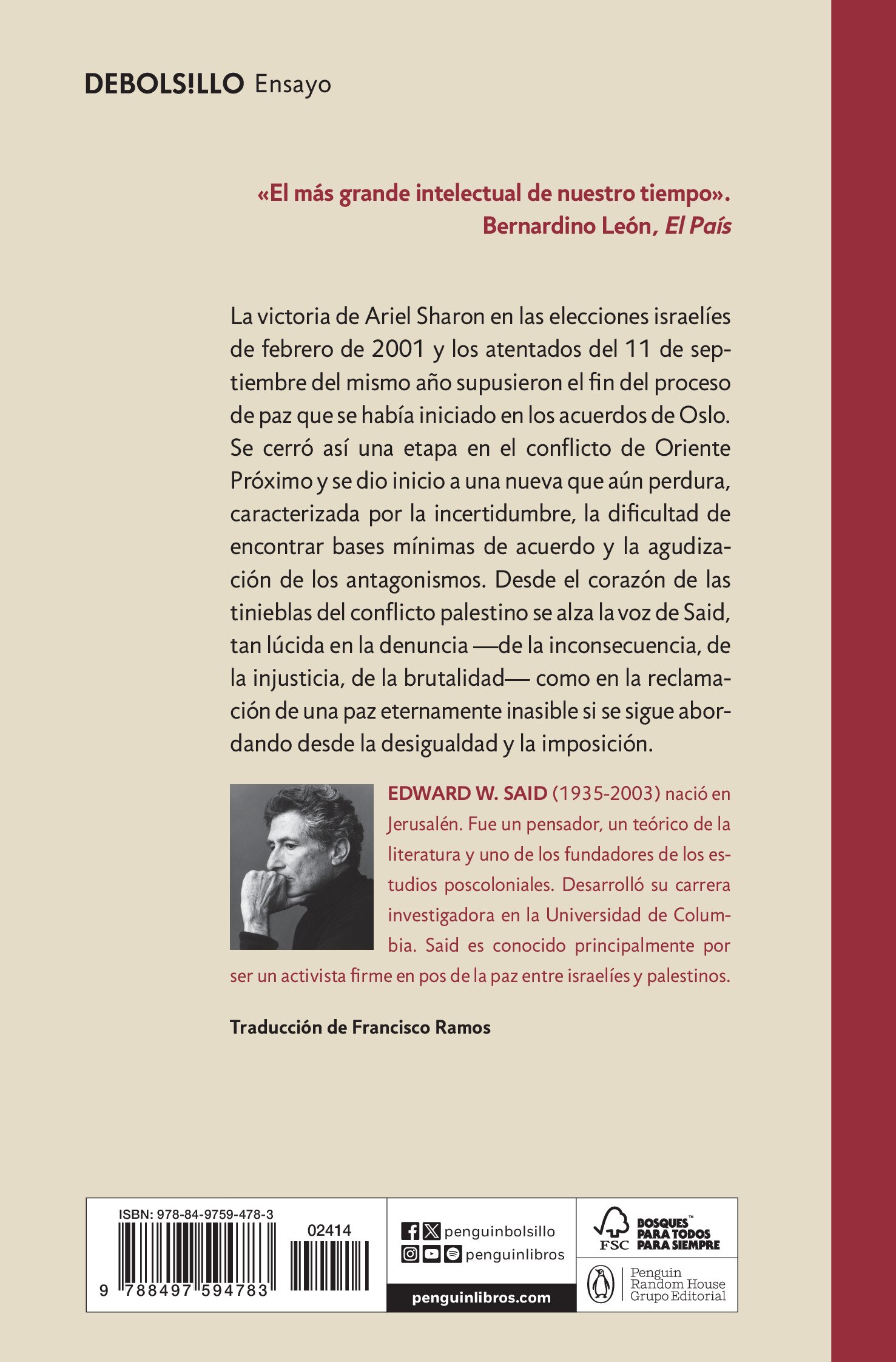 Nuevas crónicas palestinas: El fin del proceso de paz (1995-2002)(Bolsillo) (Tapa blanda) 2