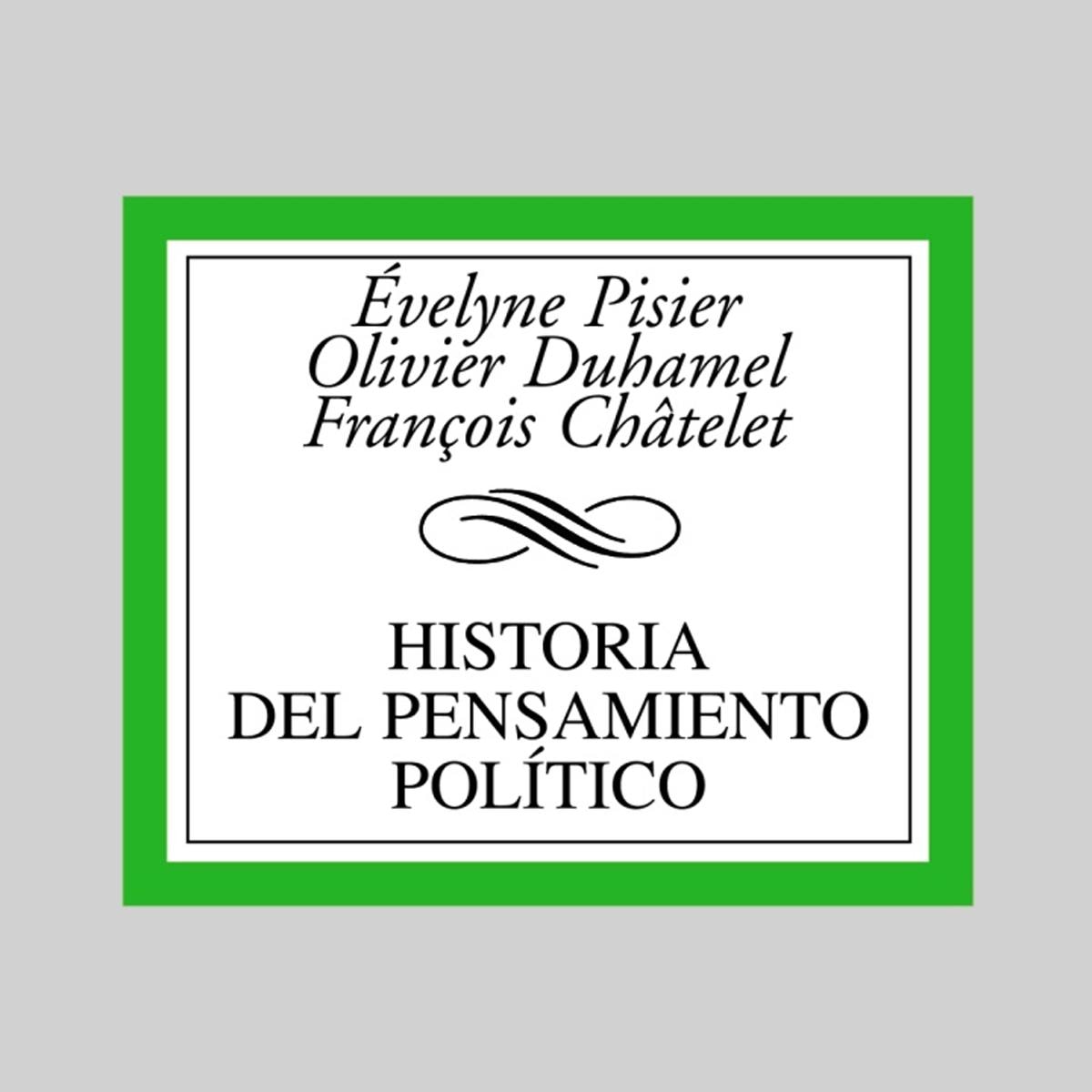 Historia del pensamiento político (Capa mole com abas) 1
