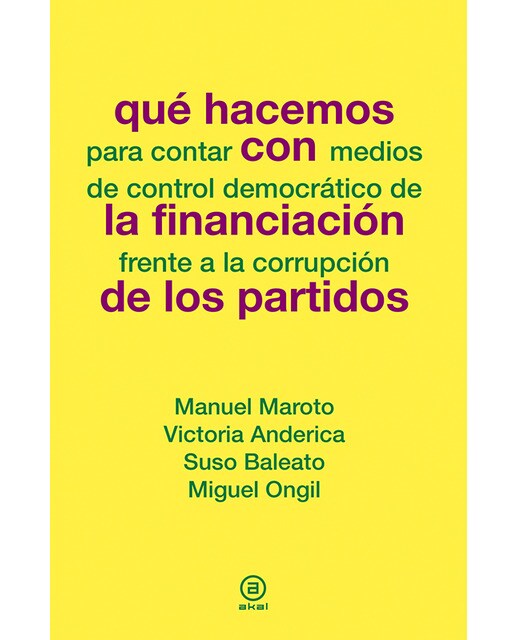 Que Hacemos Con La Financiación De Los Partidos 1