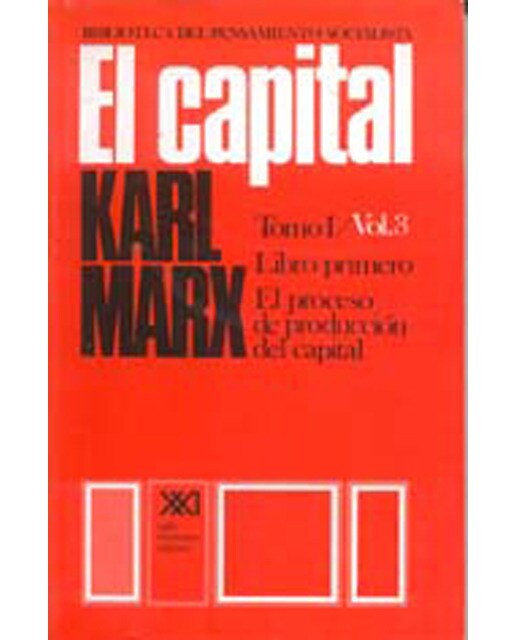 El capital. Tomo i-vol. 3: Crítica de la economía política