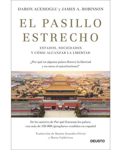Imagem 0 de El pasillo estrecho: Estados, sociedades y cómo alcanzar la libertad (Capa mole com abas)