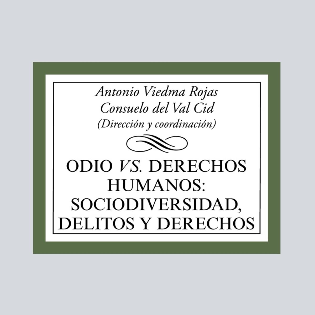 Odio vs Derechos Humanos: sociodiversidad, delitos y derechos (Capa mole) 1