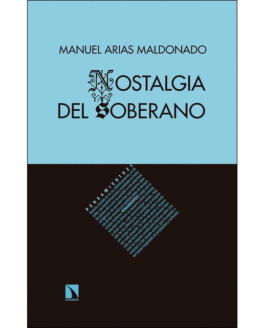 Imagen 0 de Nostalgia del soberano (Tapa blanda)