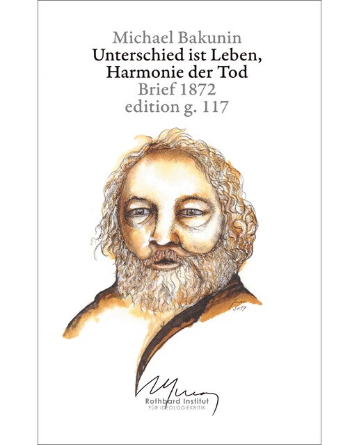 Unterschied ist Leben, Harmonie der Tod: Brief 1872 (Capa dura) 1