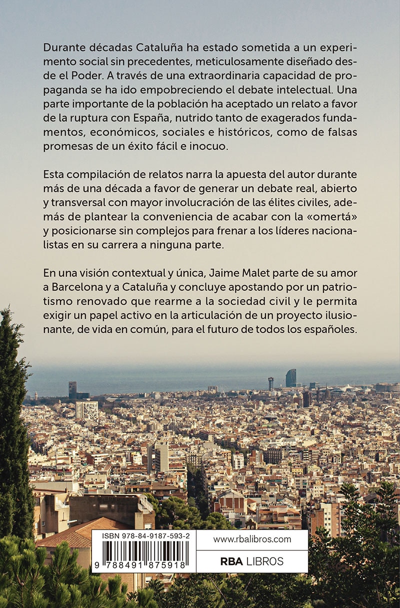 Del Tibidabo al mar: 30 relatos de contexto para entender mejor el llamado «problema catalán» (Capa mole) 2