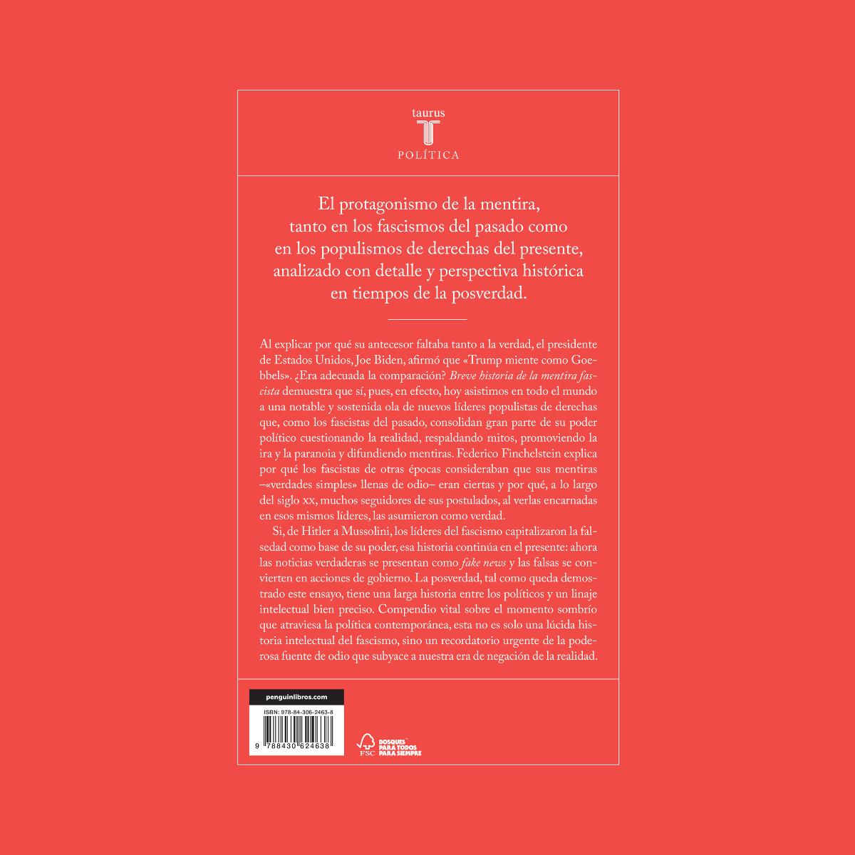 Breve historia de la mentira fascista(Tapa blanda) 2