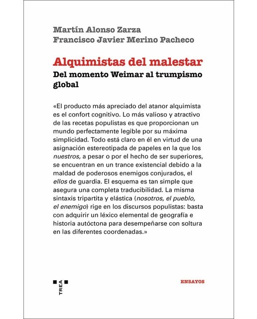 Alquimistas del malestar: Del proyecto Weimar al trumpismo global (Capa mole com abas) 1
