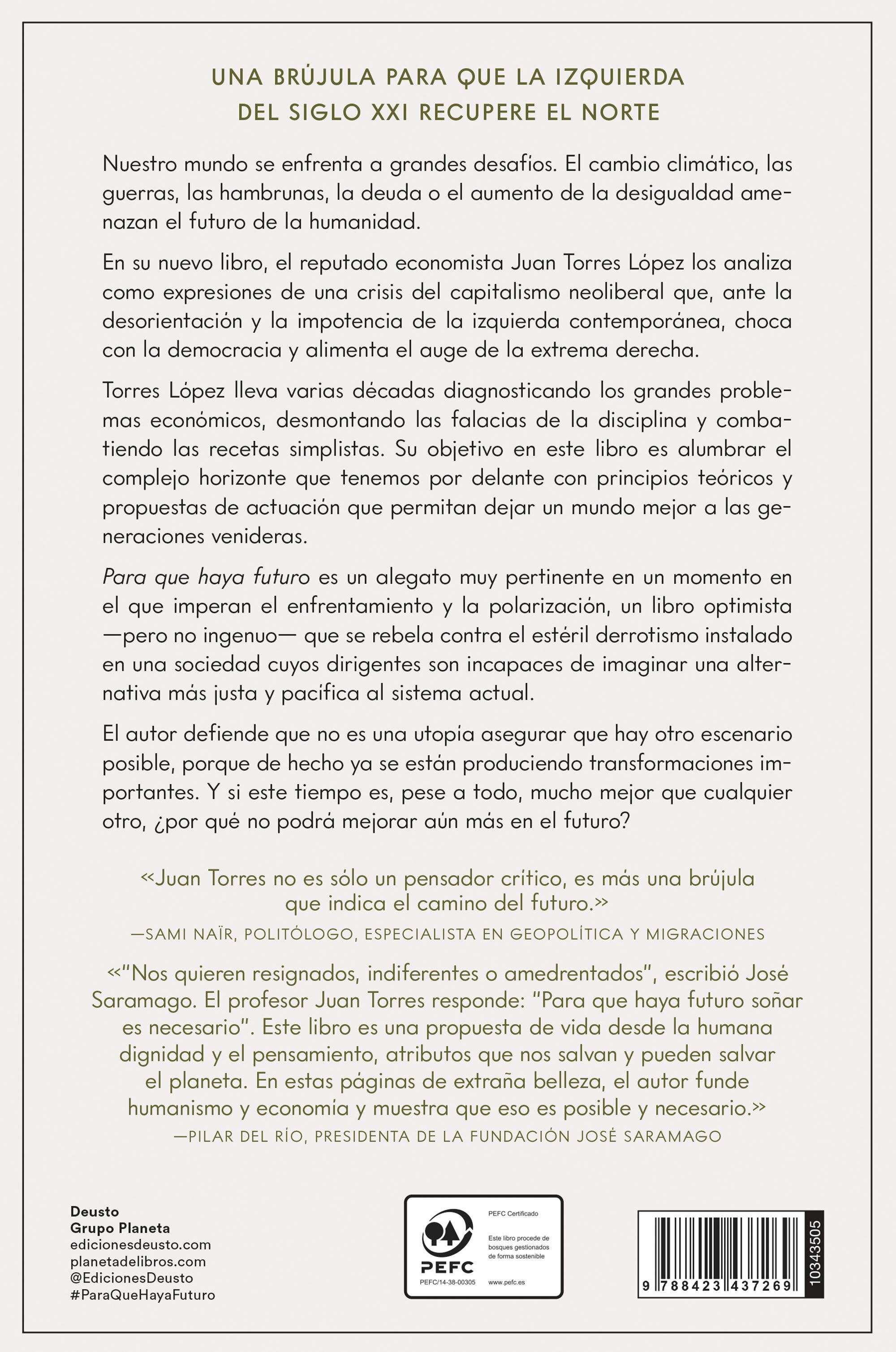 Para que haya futuro: Una hoja de ruta para cambiar el mundo (Capa mole com abas) 2