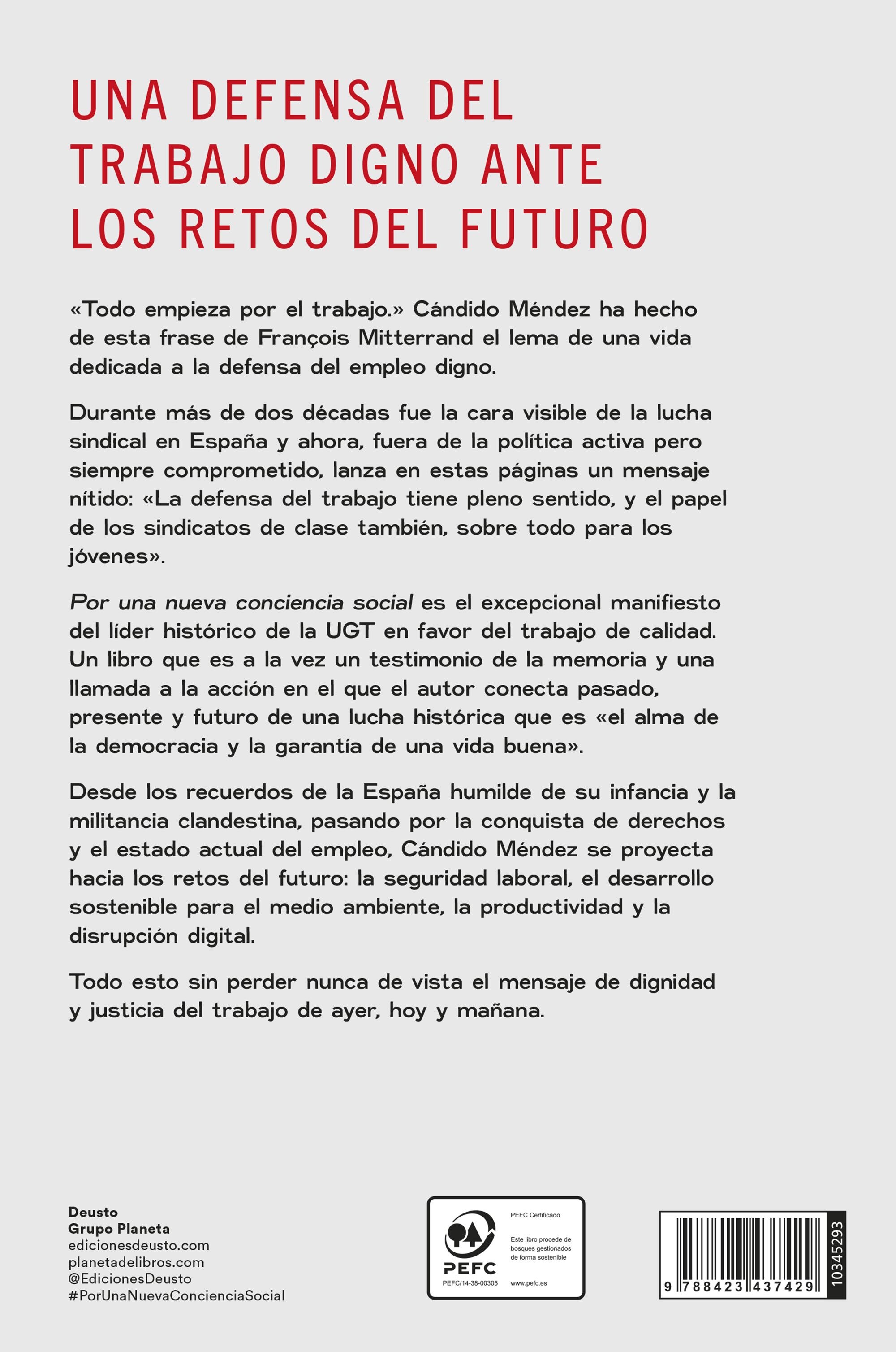 Por una nueva conciencia social: Pasado, presente y futuro del empleo en España (Capa mole com abas) 2