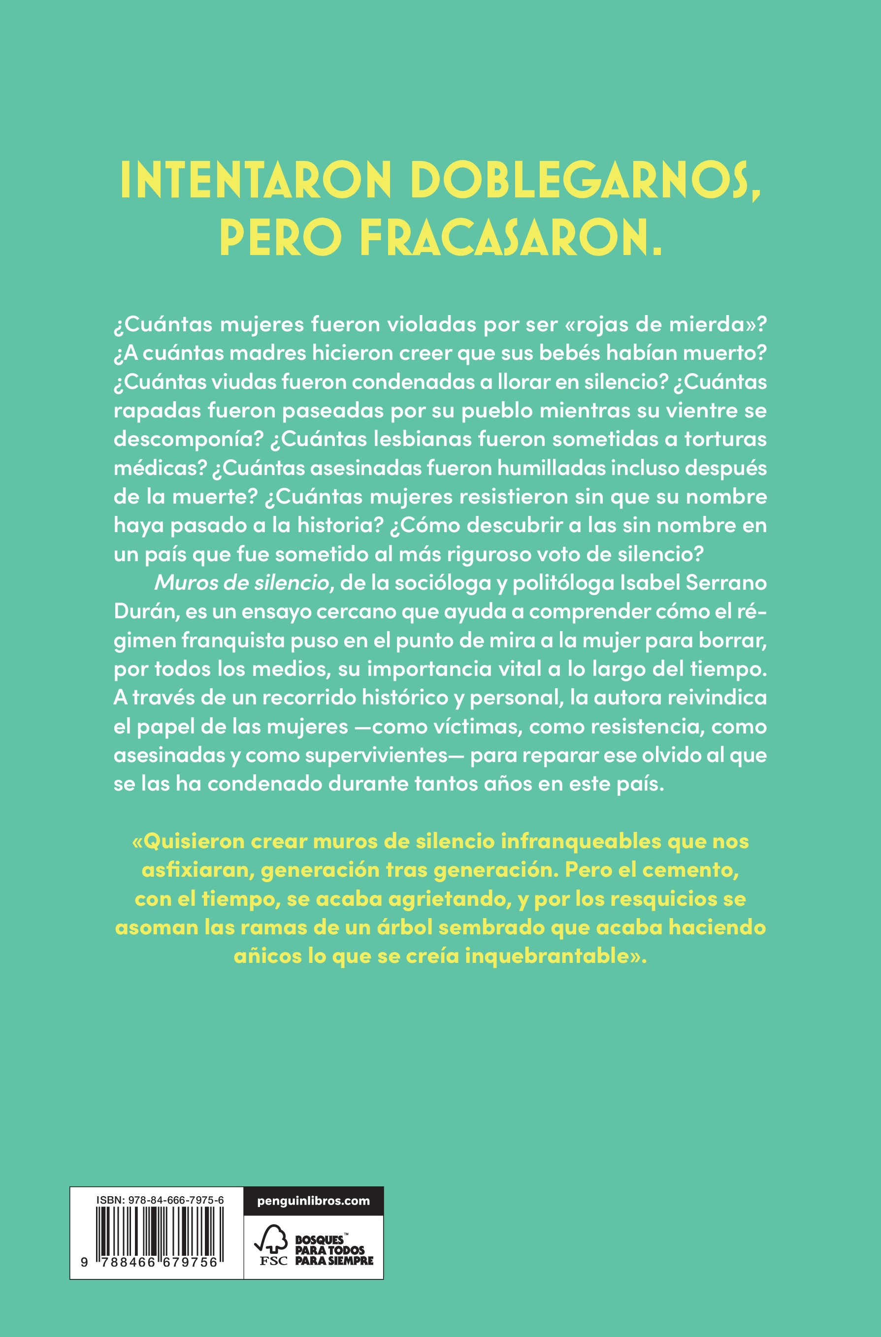 Muros de silencio: Represión y resistencia: las mujeres en el franquismo (Capa mole) 2
