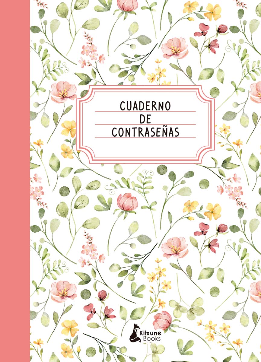 Cuaderno de contraseñas (cubierta rosa) (Capa mole) 1
