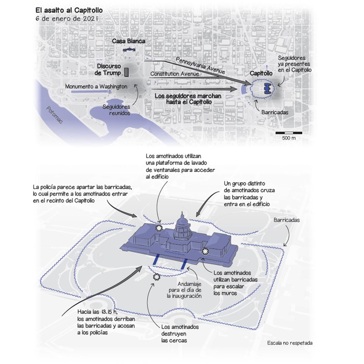 Estados Unidos. Un país al borde del caos (Capa mole com abas) 2