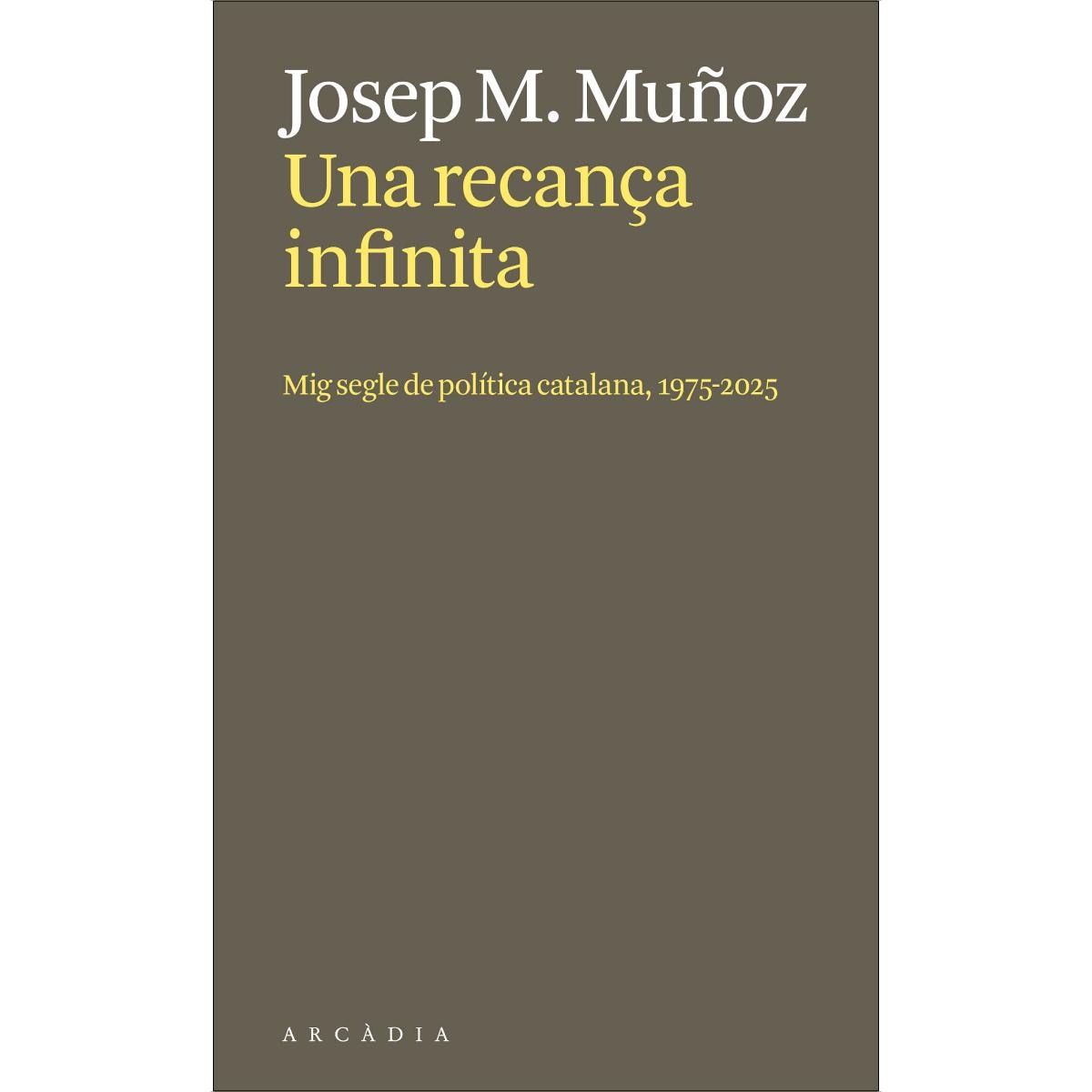 Imagem 0 de Una recança infinita.: Mig segle de política catalana, 1975-2025