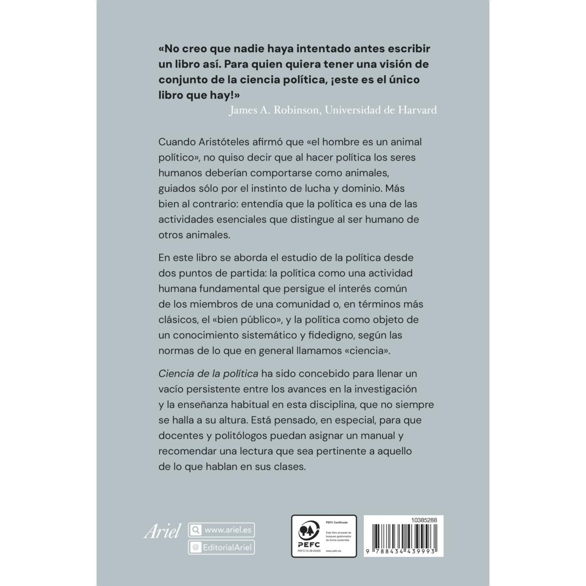 Ciencia de la política (Capa mole com abas) 2