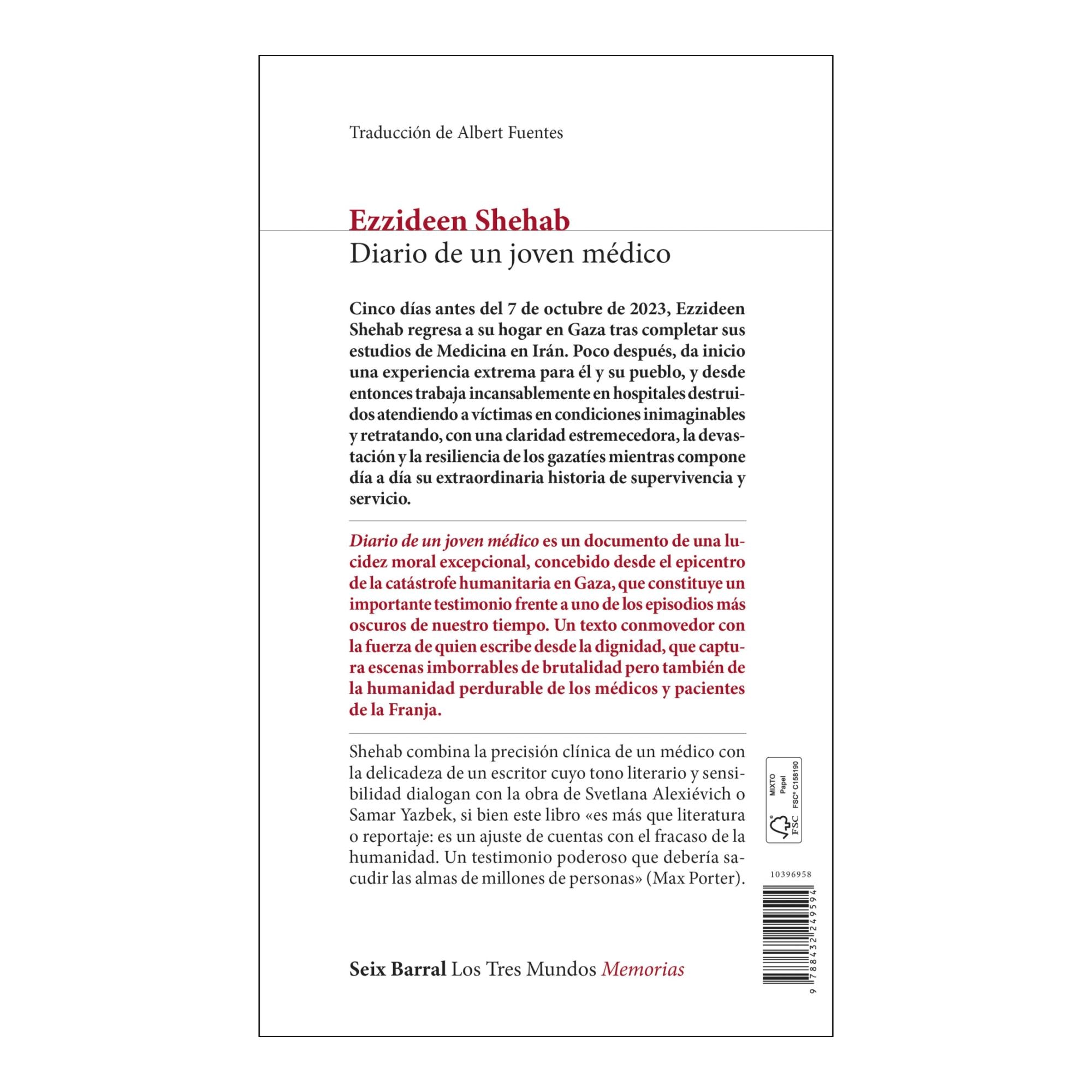 Diario de un joven médico: Notas sobre el genocidio en Gaza (Capa mole com abas) 2