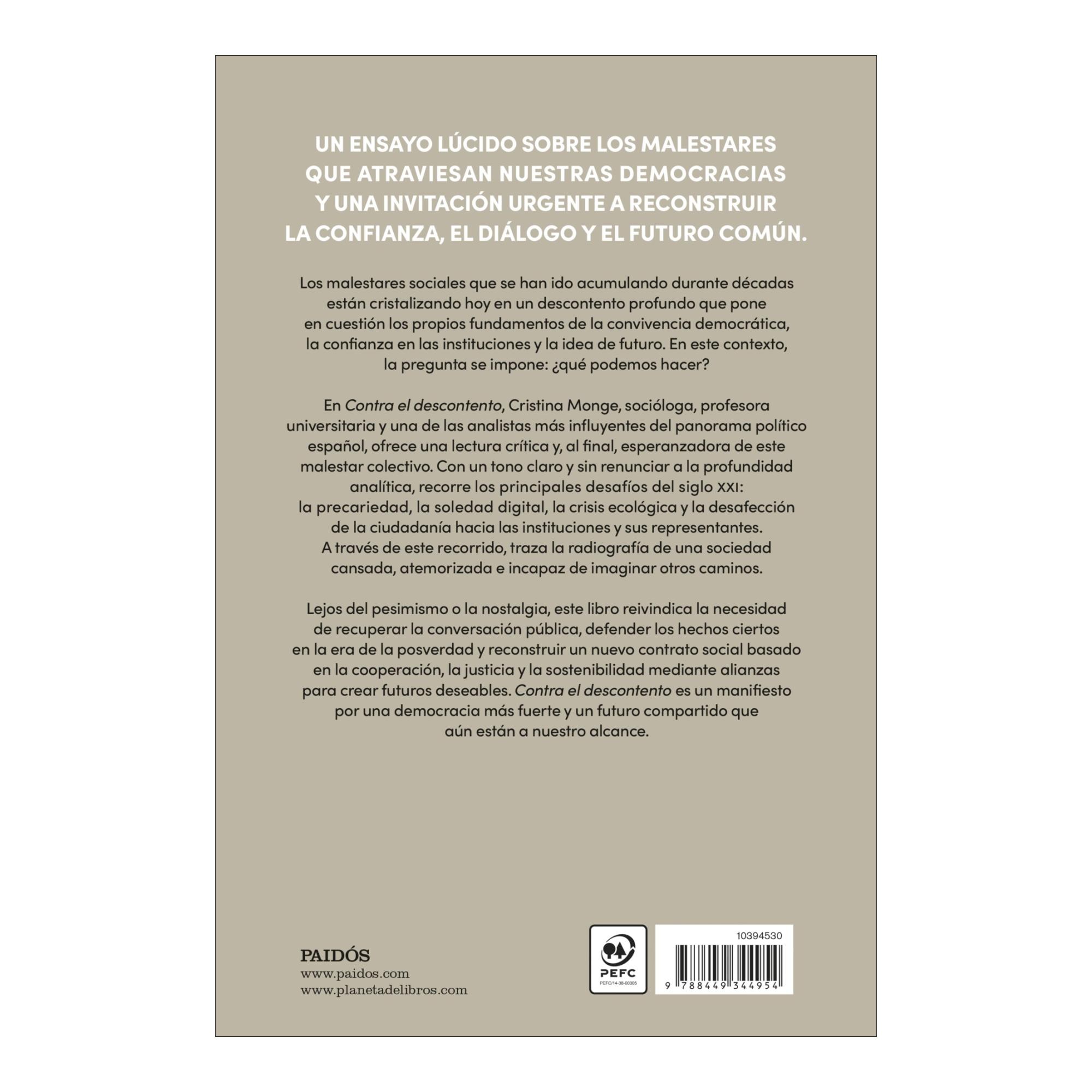 Contra el descontento: Por una alianza para construir futuros deseables (Capa mole com abas) 2