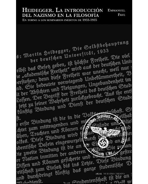 Heidegger. La introducción del nazismo en la filosofía 1