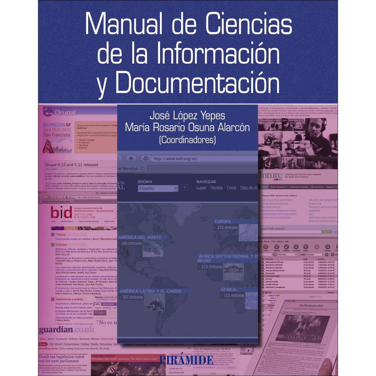 Imagen 1 de Manual de Ciencias de la Información y Documentación  (Tapa blanda)