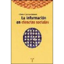 La información en ciencias sociales