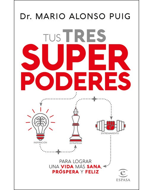 Tus tres superpoderes para lograr una vida más sana, próspera y feliz (Capa mole com abas) 1